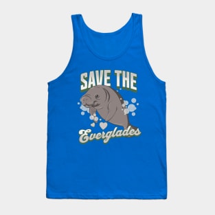 Save the Florida Everglades - Manatee Lover Tank Top